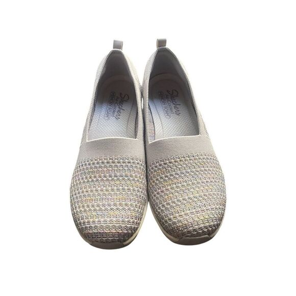 NEW Skechers Women's Size 10 Be Cool Sherbet Skies Natural Gray Slip On SNeakers - Picture 3 of 8